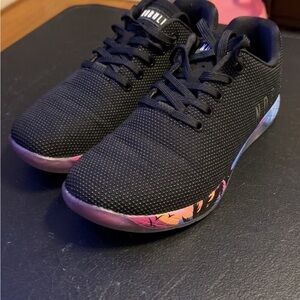 NOBULL Black Athletic Shoes with Multicolor Sole